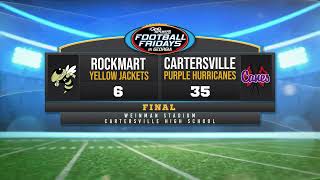 Rockmart at Cartersville Highlight Reel [upl. by Cohl]