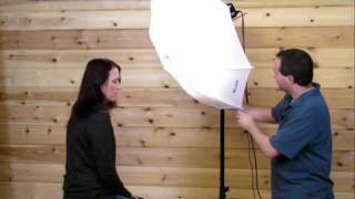 Studio Flash Lighting Portrait Photography tutorial with Gavin Hoey [upl. by Anilam]