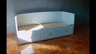 HEMNES Ikea how to Daybed Assembly [upl. by Hermina]