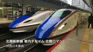 東北・上越・北陸新幹線 車内チャイム 2018年度版 [upl. by Bettencourt]