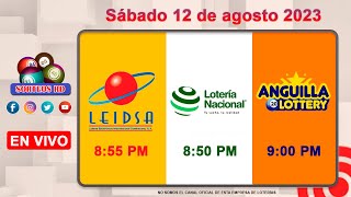 Lotería Nacional LEIDSA y Anguilla Lottery en Vivo 📺│ Sábado 12 de agosto 2023  855 PM [upl. by Eilahs389]