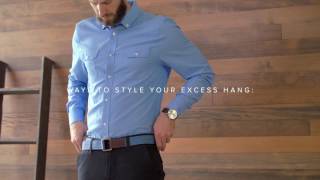 Menlo House amp Five Four Present How to Fasten Double DRing Belts [upl. by Nnylecoj]