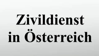 Zivildienst in Österreich [upl. by Isborne]