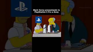 Mark Cerny mostrando el PS5 Pro XD  Presentación interna del PlayStation 5 Pro a Sony  Los Simpson [upl. by Assiar142]