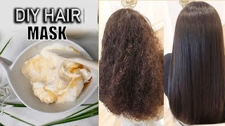 Homemade Hair Mask Hack Soft Shiny Hair in Minutes [upl. by Turne]