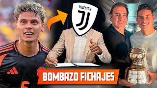 BOMBAZO COLOMBIANO x JUVENTUS FIRMA CONTRATO l MERCADO de FICHAJES l SANCION a COLOMBIA [upl. by Delsman]