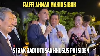 RAFFI AHMAD MAKIN SIBUK SEJAK JADI UTUSAN KHUSUS PRESIDEN [upl. by Ydnab703]