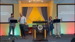 Yeshu teri Huzoori  Houston Hindi Worship  Christian Assembly Houston [upl. by Ailssa]