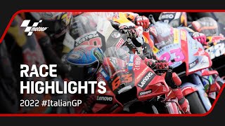 MotoGP™ Race Highlights  2022 ItalianGP [upl. by Durr]