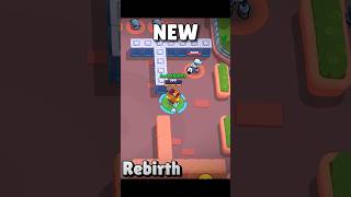 NEW REBIRTH MODIFIER IS OP ☠️ brawlstars shorts [upl. by Neddie382]