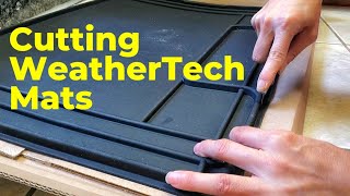 How hard is it to cut a WeatherTech SinkMat to the perfect size [upl. by Esylla]