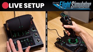 🔴Live Setup Turtle Beach VelocityOne Flightdeck HOTAS for Microsoft Flight Simulator 2020 [upl. by Luo]