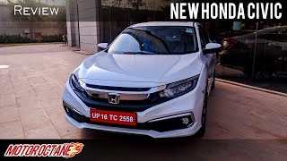 Honda Civic 2019 India Review  Hindi  MotorOctane [upl. by Cis]