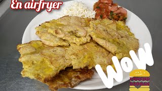 como hacer PATACONES TOSTONES SIN ACEITE AIRFRYER [upl. by Caine]