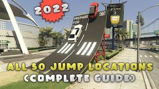 GTA V All Stunt Jump Locations 5050 Full Guide 2022 REMASTERED [upl. by Enala]