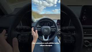 Honda Civic Kendi Kendine Viraj Alabilir Mi test [upl. by Lertnek]