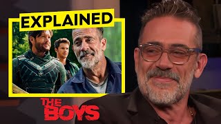 The Boys Jeffrey Dean Morgan EXPLAINS Prep For Season 4 [upl. by Darrick]