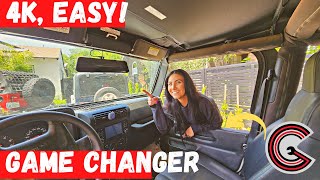 Episode 11 Every Jeep Should Have this Digital Mirror  Front amp Back Dashcam Install and Demo [upl. by Ivel]