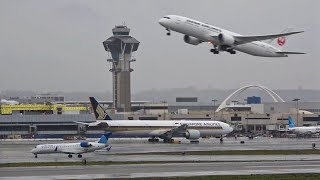 Spotting at LAX Airport from Clutters Park [upl. by Royd]