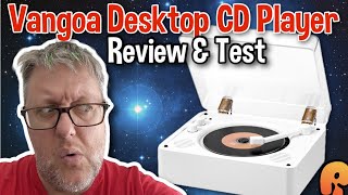 Vangoa Desktop CD Player  Review amp Test [upl. by Labana]