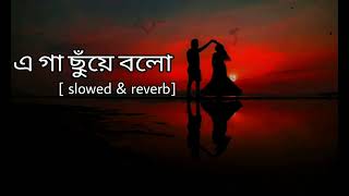 Ga Chuye Bolo  Tanjib Sarowar amp Abonti Sithi  গা ছুঁয়ে বলো  Slowed amp Reverb MUSIC [upl. by Lertnek]