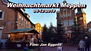 Weihnachtmarkt Meppen 04 12 2019 [upl. by Haggai]