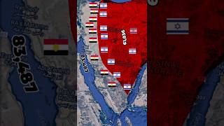 Israel invasion of SinaiEygpt 1967 the 6days war animated map [upl. by Ymirej841]