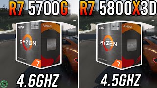 Ryzen 7 5700G vs Ryzen 7 5800X3D  Tested in 2023 [upl. by Farrel]