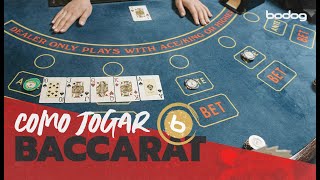 COMO JOGAR BACCARAT  Bodog [upl. by Oynotna]