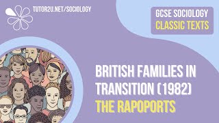 British Families in Transition the Rapoports  AQA GCSE Sociology Classic Texts [upl. by Ridley130]