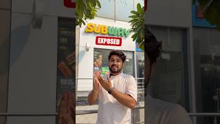 Exposing Subway 🤯😳  foodchallenge food exposed subway [upl. by Ahsirek]