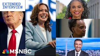 Trump trails Harris as she taps ‘Obama energy’ amp history MSNBC Trailblazers Summit [upl. by Laing121]