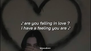 are you falling in love i’ve a feeling you are 🎧 slowed  lyrics  reverb  lildeath moment [upl. by Yak]