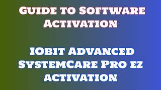 Download amp Install IObit Advanced SystemCare Pro Comprehensive Guide [upl. by Jasmina118]