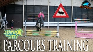 Vlog Spring Parcours Training  Paard en paardrijden [upl. by Fenella]