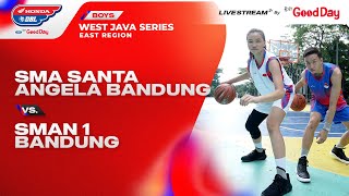 SMA SANTA ANGELA BANDUNG VS SMAN 1 BANDUNG [upl. by Nomma]