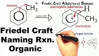 FriedelCrafts alkylation Organic Naming Reactions  NEET JEE Concepts in Hindi [upl. by Truman]