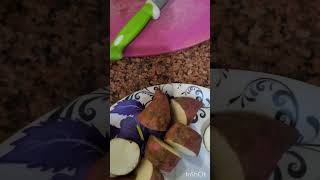 Roasted sweet potato in Air fryer trending cooking food coooking cookingchannel sweetpotato [upl. by Aytida653]