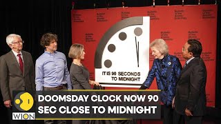 Doomsday clock now 90 sec close to midnight indicates how close humanity has come to end of world [upl. by Miun]