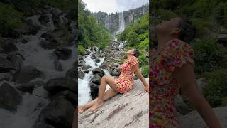 Mailung Jharna waterfall ladyrider travel [upl. by Drageruaeb]