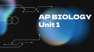 AP BIO UNIT 1 Review [upl. by Babbie]