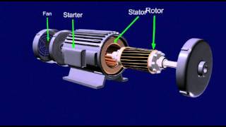 AC Motor Animation Video [upl. by Azenav]