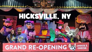 Hicksville NY Chuck E Cheese Grand Reopening Full Celebration in 4k🎉Part 2 [upl. by Adianes]