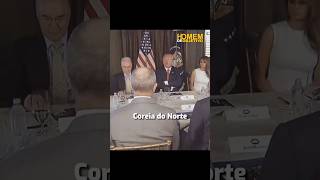 Trump sobre ameaças da Coreia do Norte shorts [upl. by Enyamert]