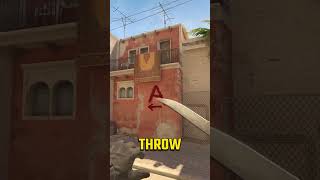 HOW TO SMOKE CONNECTOR FROM T SPAWN TRASH CAN ON MIRAGE counterstrike2 cs2 [upl. by Odine]