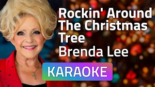 Brenda Lee  Rockin Around The Christmas Tree Karaoke version [upl. by Arnulfo]