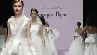 Abiti da sposa Giuseppe Papini 2023 il video della sfilata [upl. by Eustasius343]