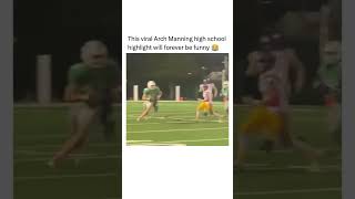 Texas QB Arch Manning Scrambling During Isidore Newman High School Game Goes Viral 😂 [upl. by Hopper]