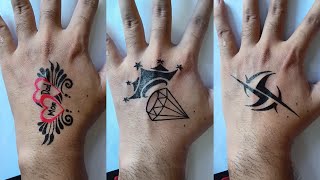 How to Make Tattoo Easy With Pen [upl. by Garnes]