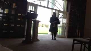 Michigan Bagpiper Irish music quotDanny Boyquot [upl. by Ainoet]